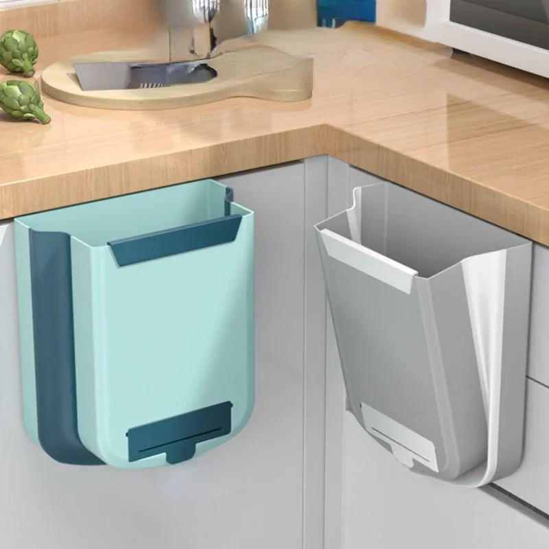 9L Folding Waste Bins Kitchen Garbage Bin