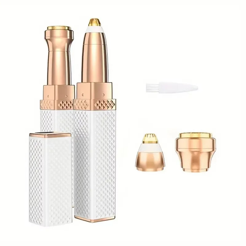 1pc Rechargeable 2-in-1 Eyebrow Razor and Hair Shaver
