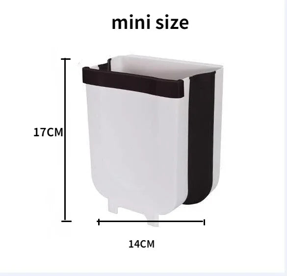 9L Folding Waste Bins Kitchen Garbage Bin