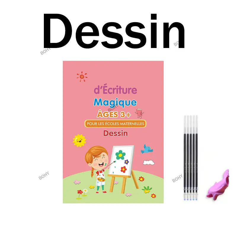 Reusable Children 3D Magic Copybook