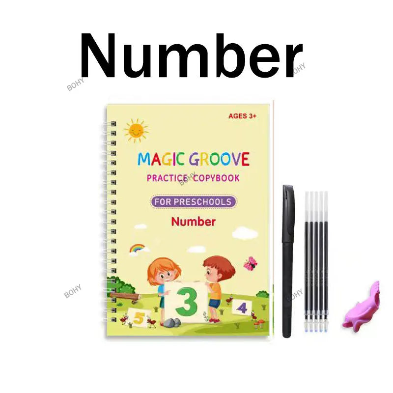 Reusable Children 3D Magic Copybook
