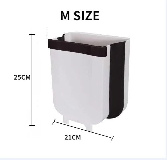 9L Folding Waste Bins Kitchen Garbage Bin