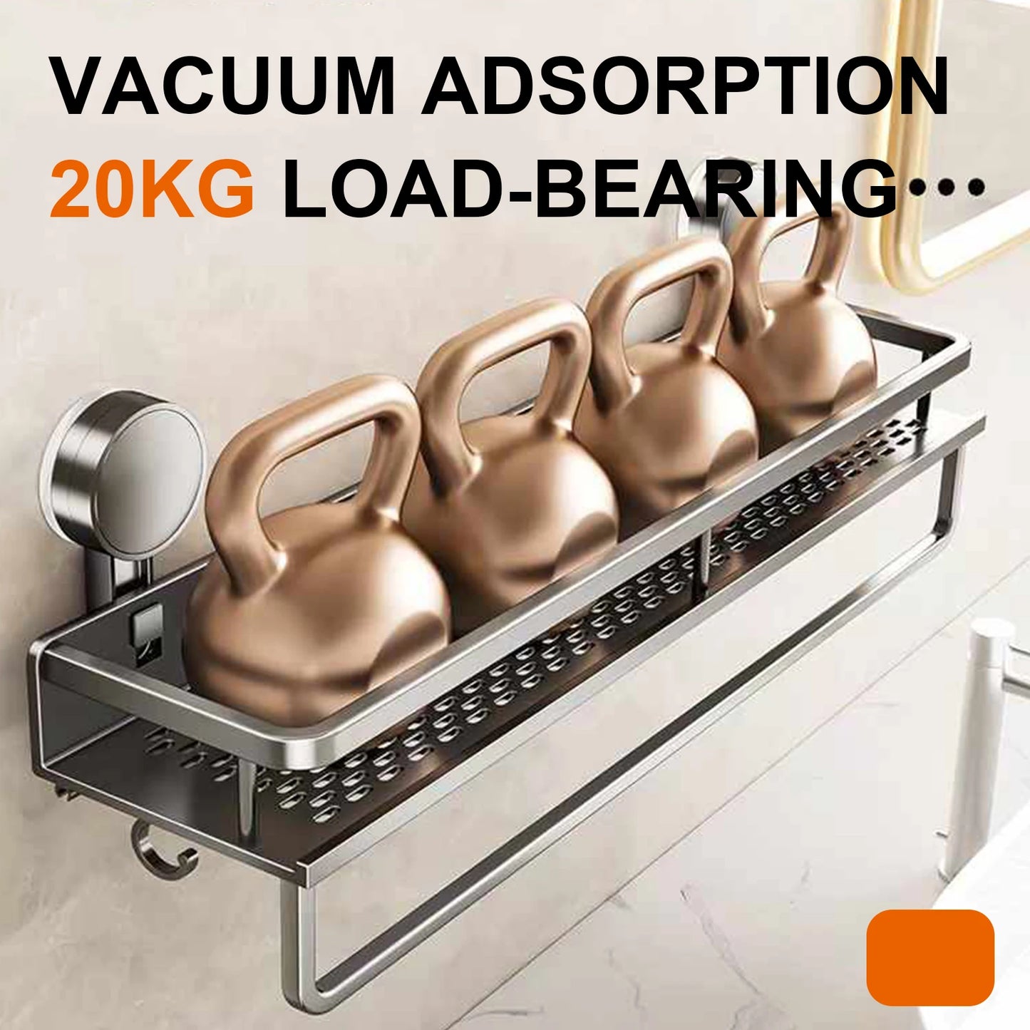 Suction Cup Bathroom Rack