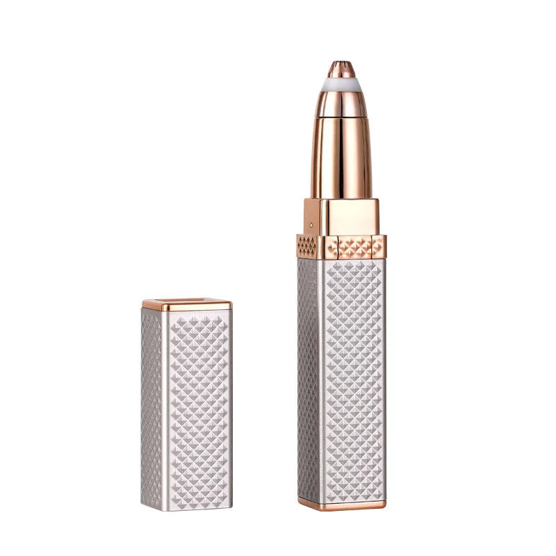 1pc Rechargeable 2-in-1 Eyebrow Razor and Hair Shaver